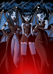 Dark faerie sisters.gif